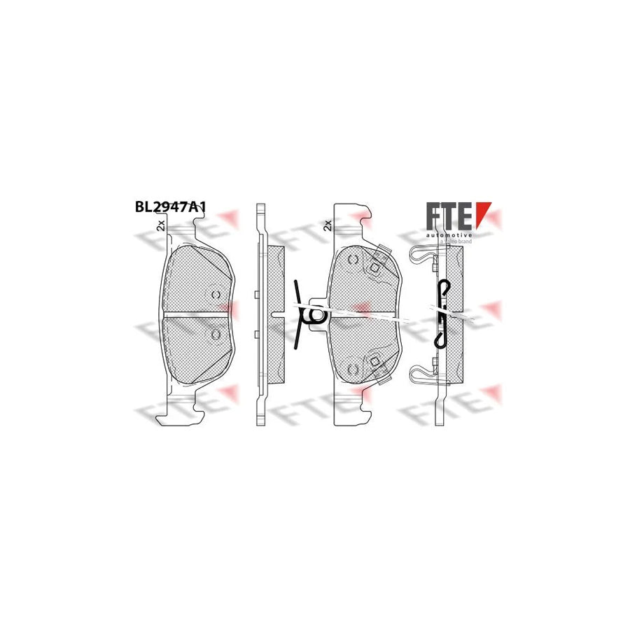 Fte 9011191 Brake Pad Set | ML Performance UK Car Parts