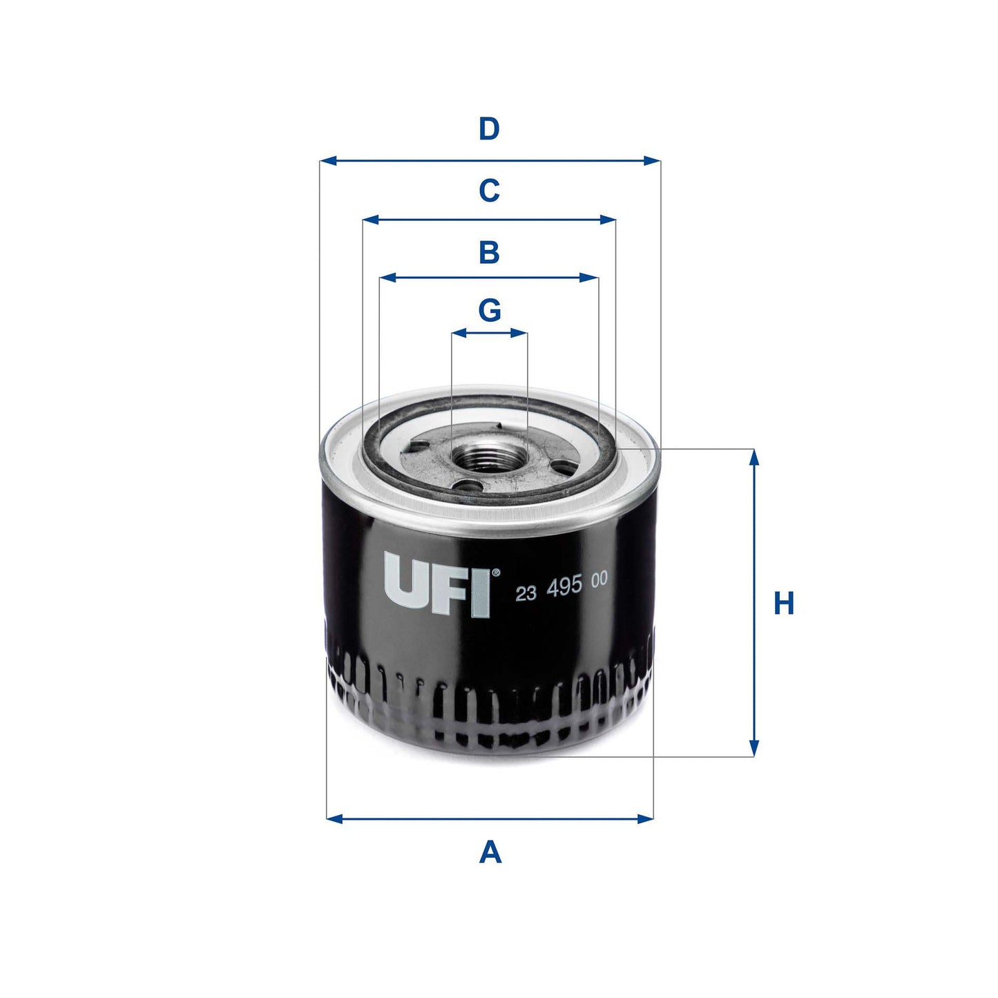 UFI 23.495.00 Oil Filter