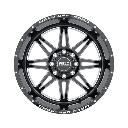 Weld W13200018475 Cheyenne W132 Wheel 20x10 8x180 ET-18 BS4.75 Gloss Black MIL