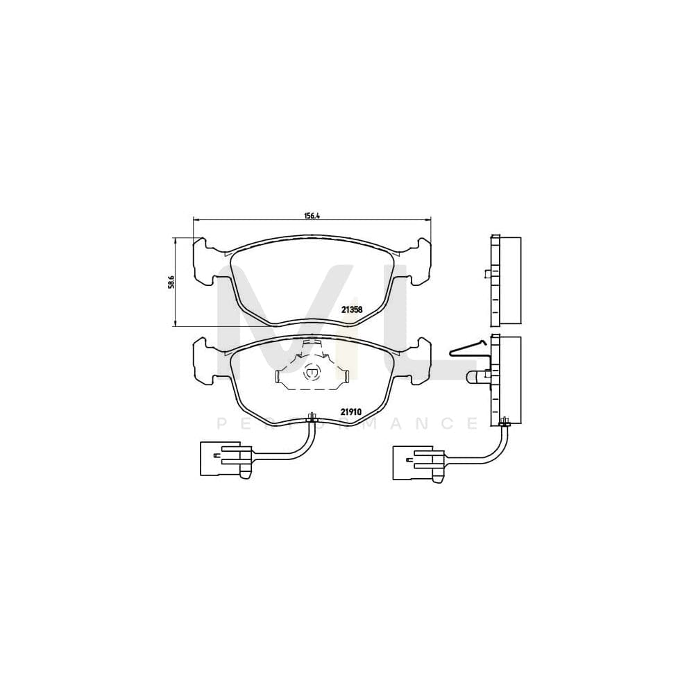 Brembo P 24 035 Brake Pad Set | ML Performance Car Parts