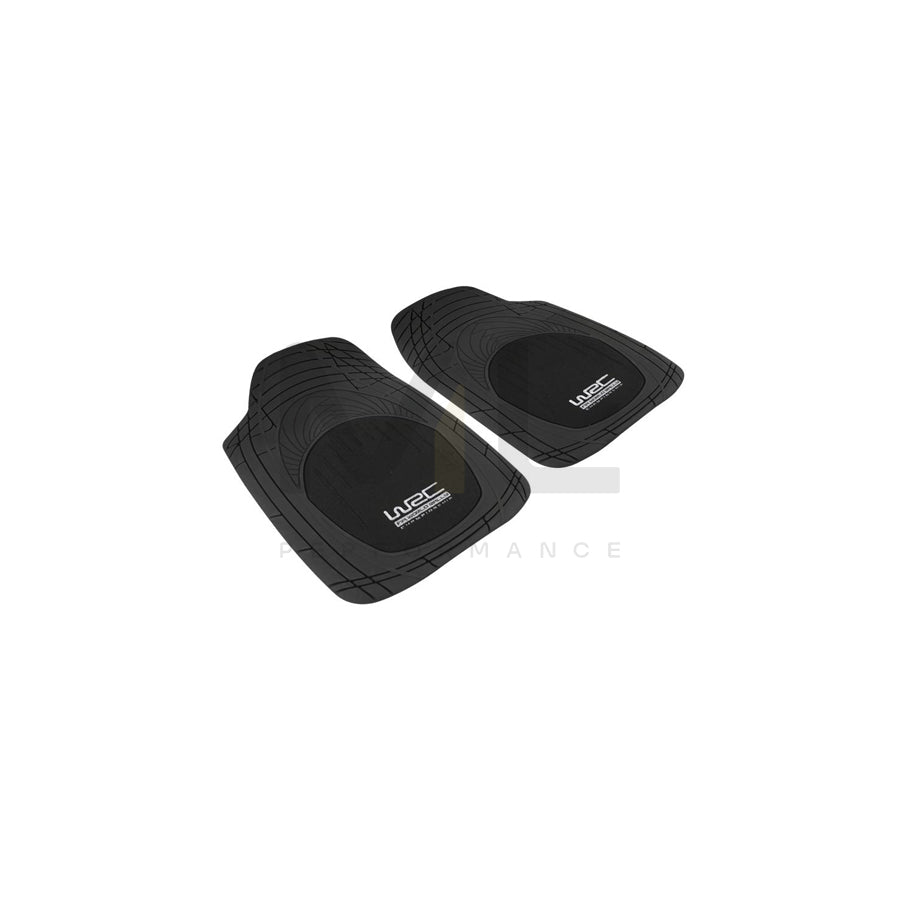 WRC Universal fit 007435 Floor mat set Elastomer, Front, Quantity: 2, Black | ML Performance Car Parts