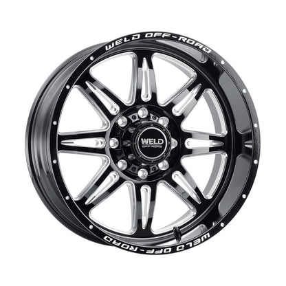 Weld W13200018475 Cheyenne W132 Wheel 20x10 8x180 ET-18 BS4.75 Gloss Black MIL