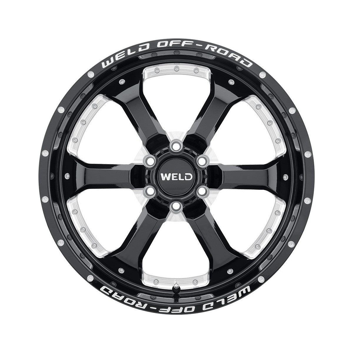 Weld W12509089575 Granada Six W125 Wheel 20x9 6x135 ET20 BS5.75 Gloss Black MIL