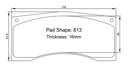 Paragon PBP813 Brake Pads