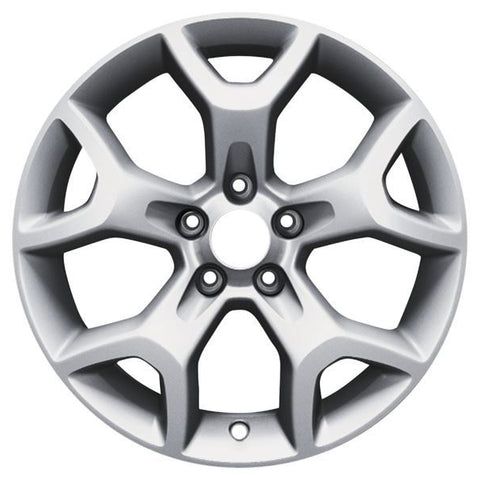 GENUINE FORD 2238256 x4 SET OF 4 KUGA ALLOY WHEEL 17" 5-SPOKE Y DESIGN, SILVER MACHINED 2008 - 10/2012 | ML Performance UK