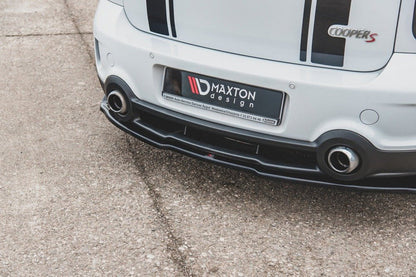 Maxton Design Mini Countryman JCW R60 Central Rear Splitter