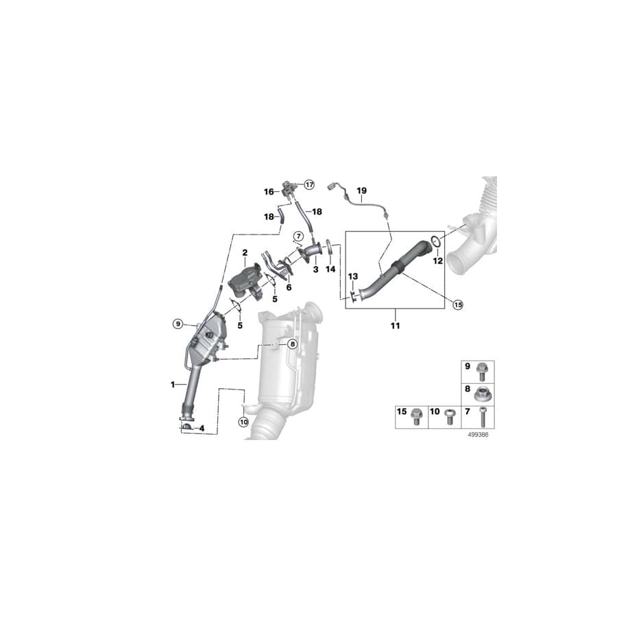 Genuine BMW 11718576472 G11 G31 G01 Gasket Steel (Inc. 520dX, X4 20dX & 525d) | ML Performance UK Car Parts