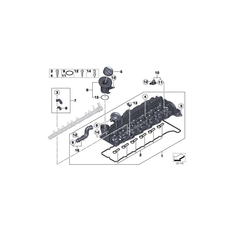 Genuine BMW 11128517120 F16 F10 E71 Decoupling Element (Inc. M550dX, 750LdX & X6 M50dX) | ML Performance UK Car Parts