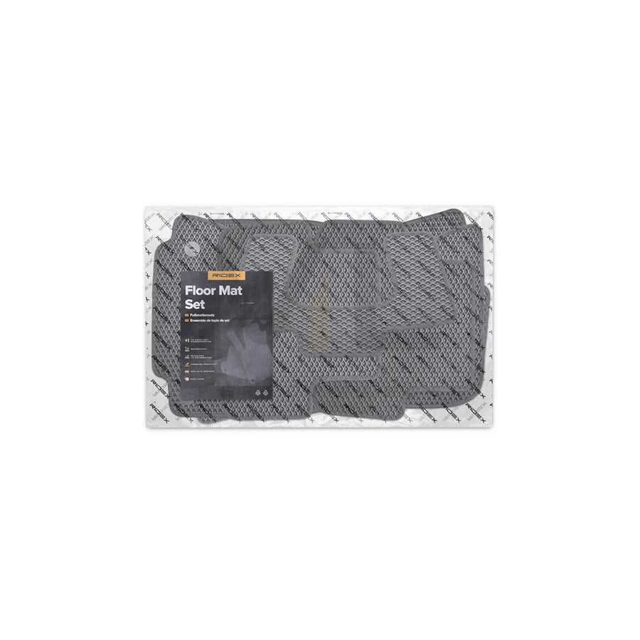 RIDEX 215A0993 Floor mat set for AUDI A4 EVA foam, Quantity: 5, Black | ML Performance Car Parts