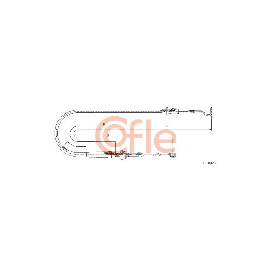 COFLE 11.0823 Throttle Cable for VW PASSAT | ML Performance UK Car Parts