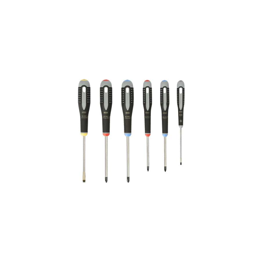 Bahco BAH9886 BE-9886 ERGO Screwdriver Set, 6 Piece | ML Performance UK