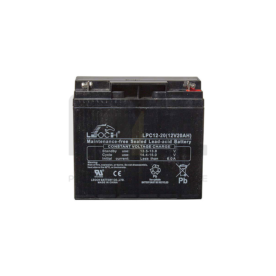 Leoch AGM Golf Trolley Battery - 12V 20Ah | ML Performance UK Car Parts