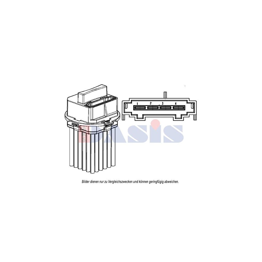 AKS Dasis 700067N Regulator, Passenger Compartment Fan | ML Performance UK