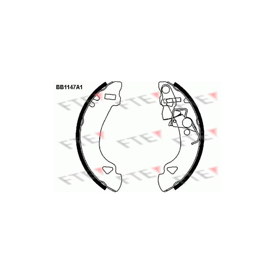 Fte 9100027 Brake Shoe Set | ML Performance UK Car Parts