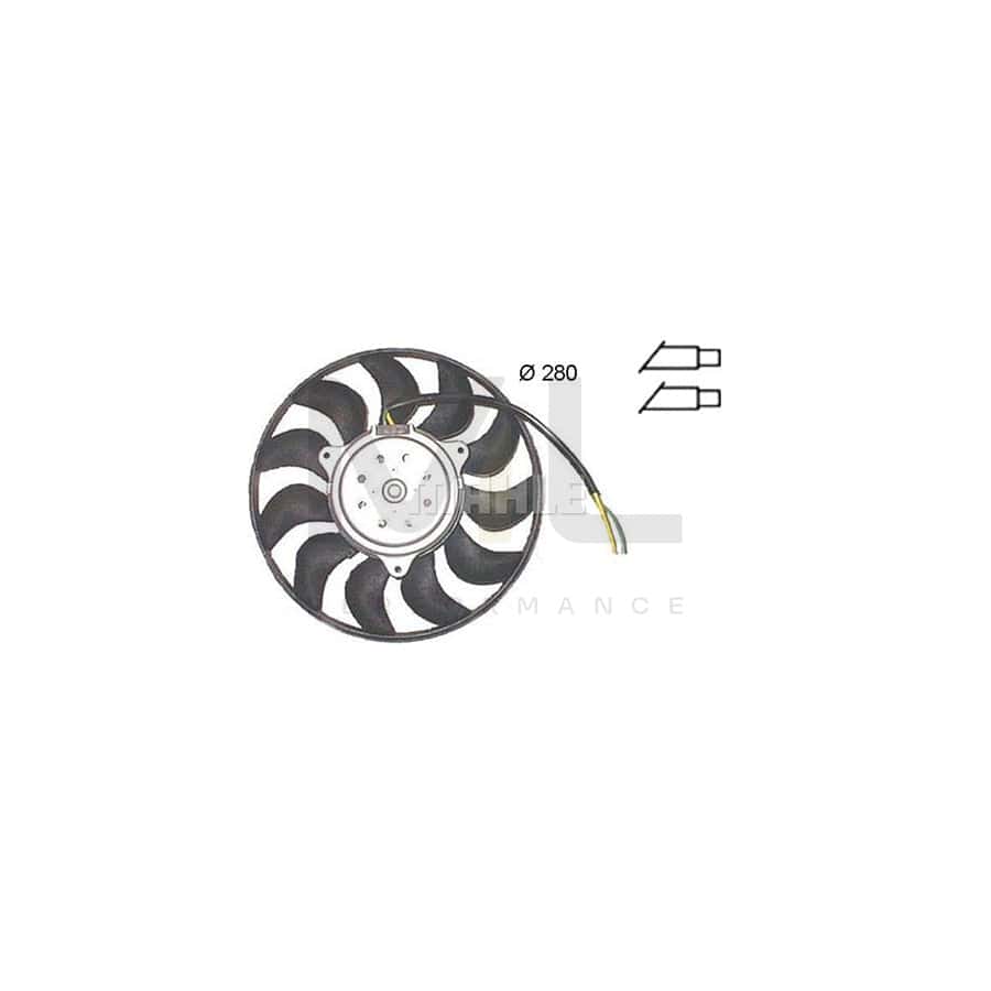 MAHLE ORIGINAL CFF 372 000S Fan, radiator for AUDI A4 ???: 280mm, without radiator fan shroud | ML Performance Car Parts