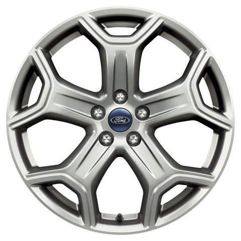 GENUINE FORD 2238254 x4 SET OF 4 KUGA ALLOY WHEEL 19" 5-SPOKE DESIGN, LUSTER NICKEL 09/2016 - 11/2019 | ML Performance UK