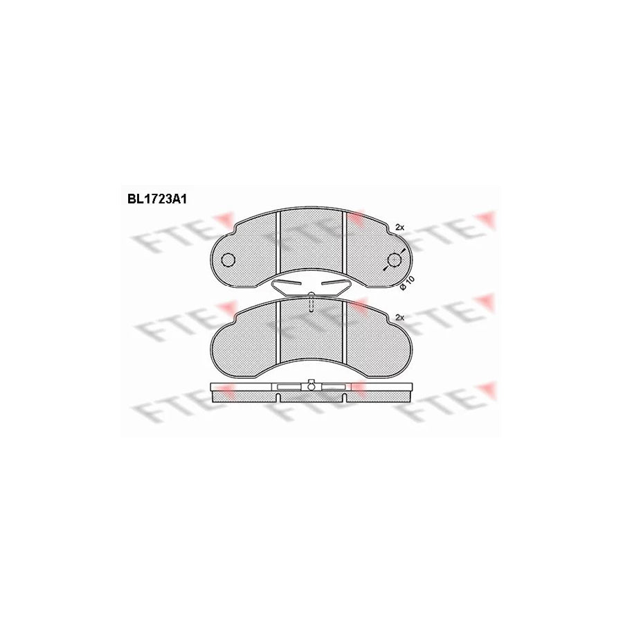 Fte BL1723A1 Brake Pad Set | ML Performance UK Car Parts