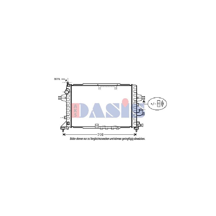 AKS Dasis 150064N Engine Radiator For Opel Astra | ML Performance UK