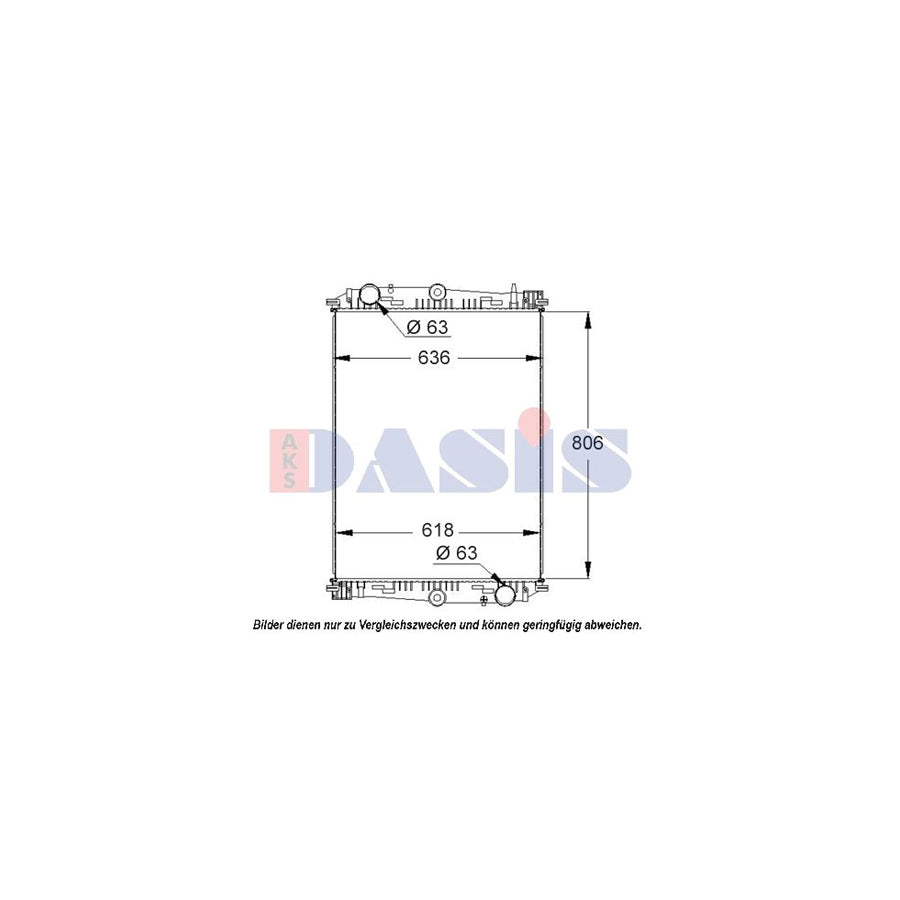 AKS Dasis 290006S Engine Radiator | ML Performance UK