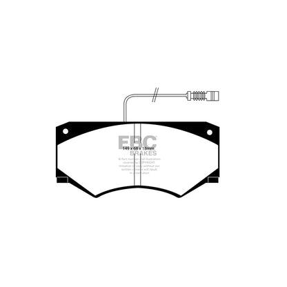 EBC DP786 Mercedes-Benz W463 Ultimax Front Brake Pads - Bosch/ATE Caliper 2 | ML Performance UK Car Parts