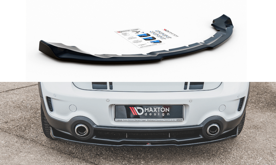 Maxton Design MC-CO-S-1-RD1T Central Rear Splitter Mini Countryman JCW R60 | ML Performance UK Car Parts