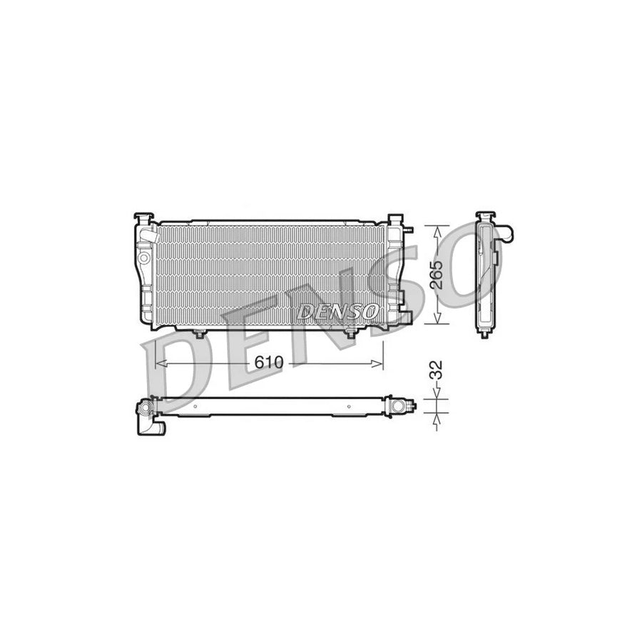 Denso DRM21012 Drm21012 Engine Radiator For Peugeot 205 | ML Performance UK