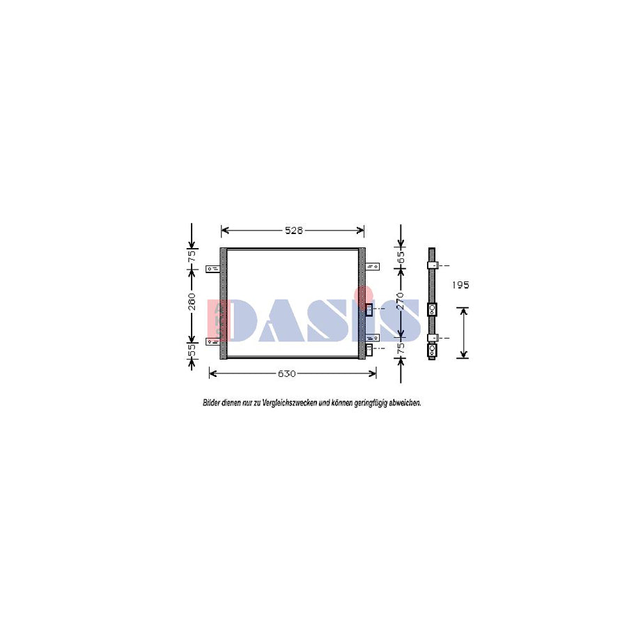 AKS Dasis 012300N Air Conditioning Condenser | ML Performance UK