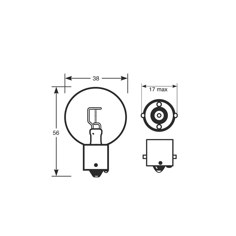 RING R1003 12V 15 CP BA15s (Caravan & Interior) (10 units ) | ML Performance