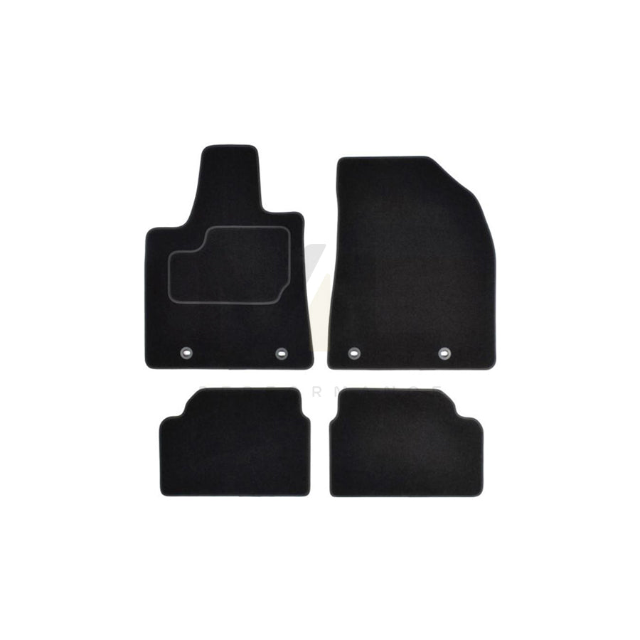 MAMMOOTH A041 LEX47 PRM 01 Floor mat set for LEXUS RX IV (AL20) Textile, Front and Rear, Quantity: 4, Black | ML Performance Car Parts