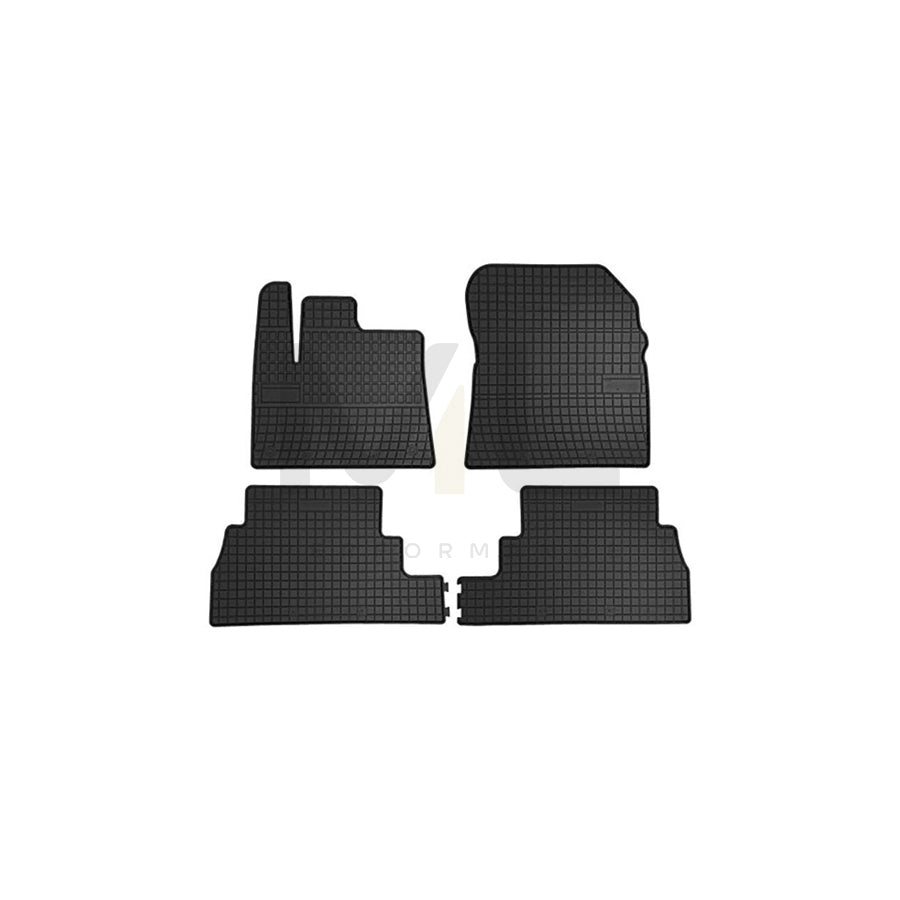 FROGUM Tailored 402225 Floor mat set for PEUGEOT Rifter MPV Elastomer, Front and Rear, Quantity: 4, Black | ML Performance Car Parts