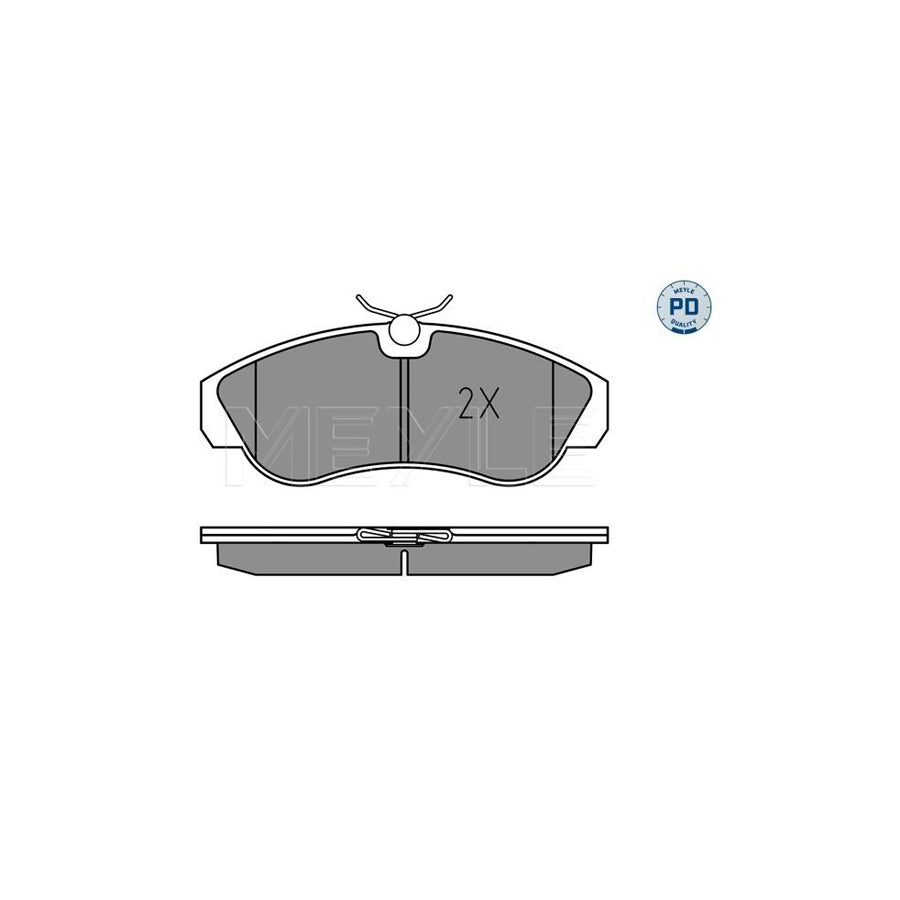 Meyle 025 217 9919/Pd Brake Pad Set