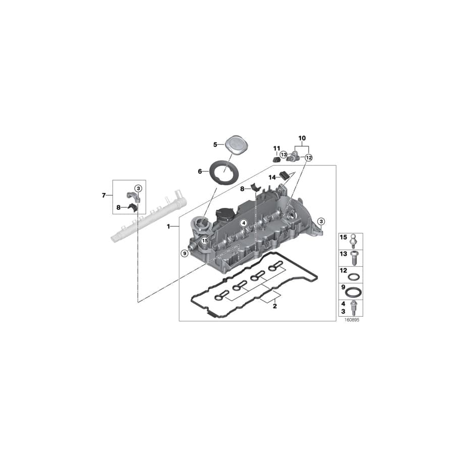 Genuine BMW 11128519494 F07 F36 E92 Support (Inc. X3 20dX, X3 2.0d & 218d) | ML Performance UK Car Parts