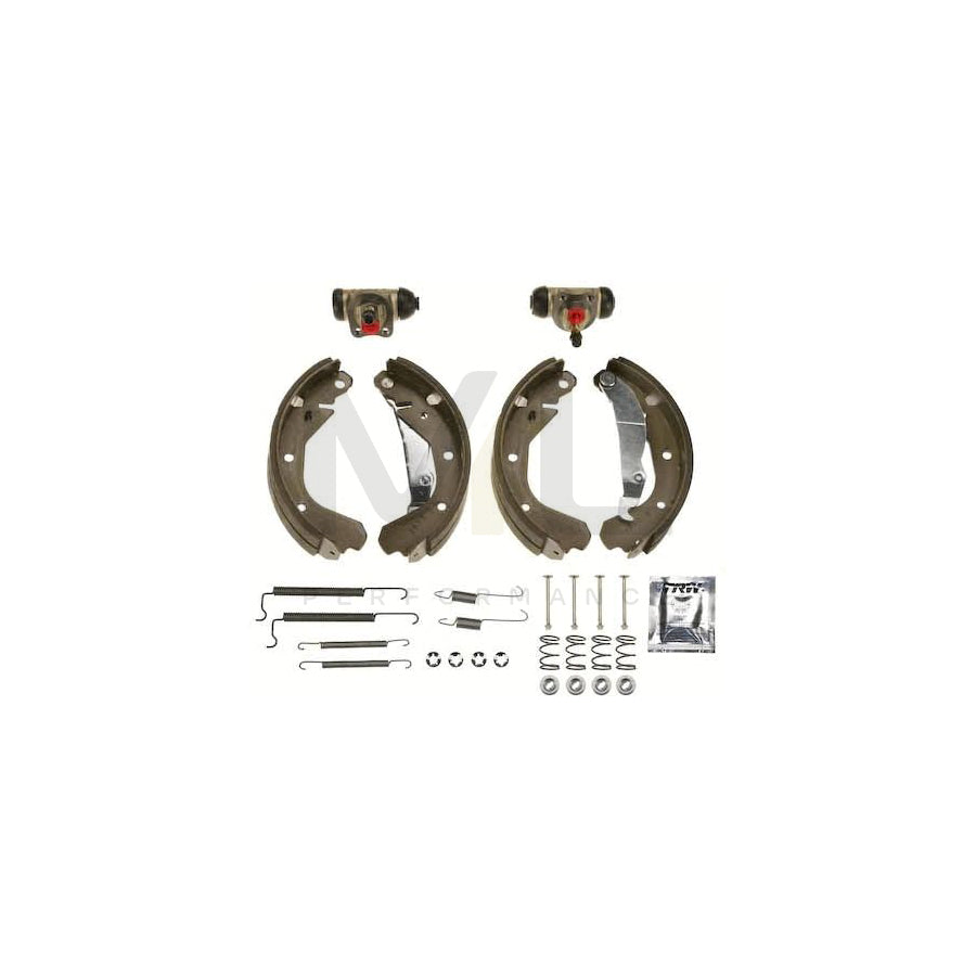 TRW BK1607 Brake Shoe Set with wheel brake cylinder, Brake Kit | ML Performance Car Parts