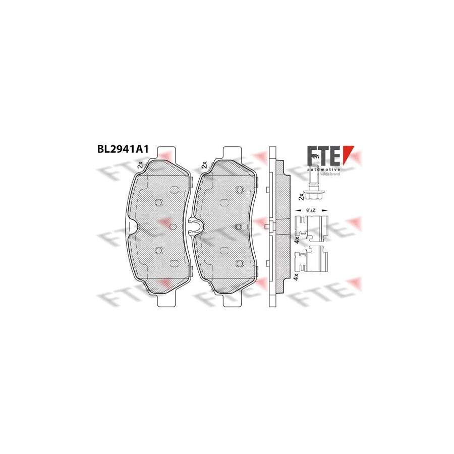 Fte 9011185 Brake Pad Set | ML Performance UK Car Parts