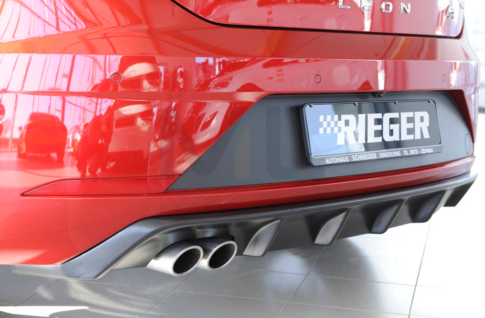 Rieger 00027033 SEAT 5F Leon FR Rear Diffuser 2 | ML Performance UK Car Parts