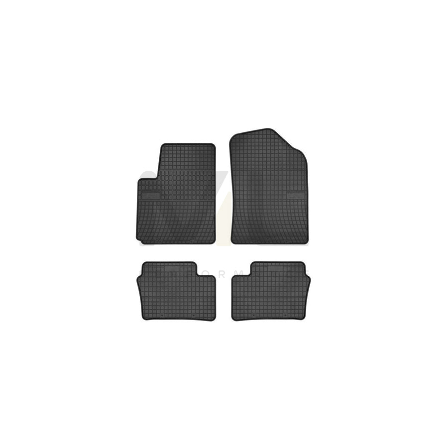 FROGUM Tailored 0428 Floor mat set for KIA Picanto II (TA) Elastomer, Front and Rear, Quantity: 4, Black | ML Performance Car Parts