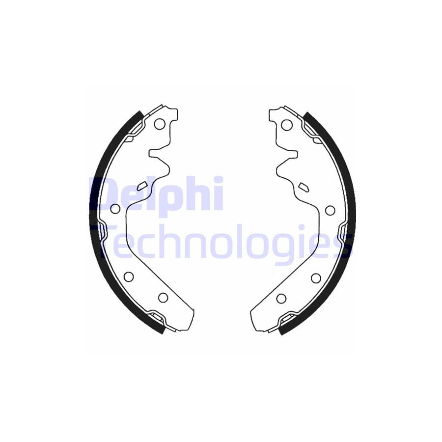 Delphi Ls1820 Brake Shoe Set