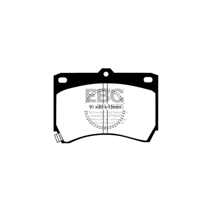 EBC PDKF1140 Mazda Sao 3 Ultimax Front Brake Pad & Plain Disc Kit - Akebono Caliper 2 | ML Performance UK Car Parts