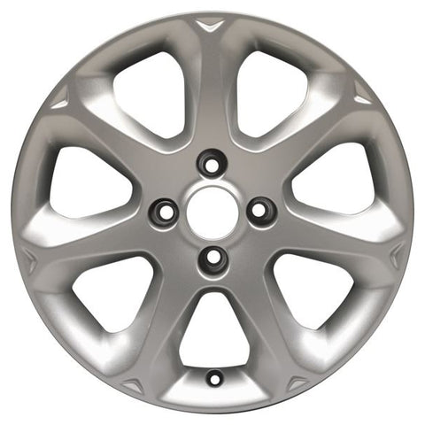 GENUINE FORD 1500437 FIESTA 16" ALLOY WHEEL 6.5J 7 SPOKE DESIGN SPARKLE SILVER 2008-2012 | ML Performance UK