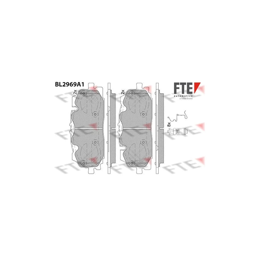 Fte 9011213 Brake Pad Set | ML Performance UK Car Parts