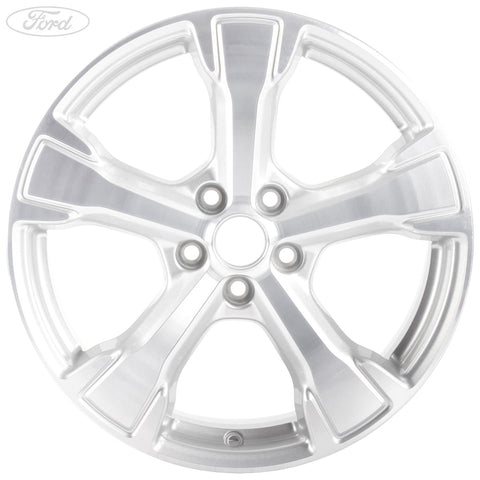 GENUINE FORD 2238252 KUGA ALLOY WHEEL 18" 5-SPOKE DESIGN, SPARKLE SILVER MACHINED | ML Performance UK