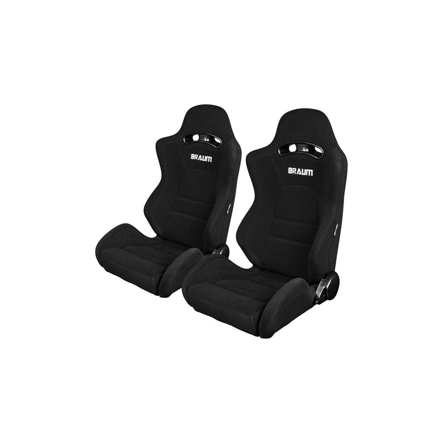 BRAUM S8 Series Racing Seats (Black Cloth) – Pair | ML Performance UK Car Parts