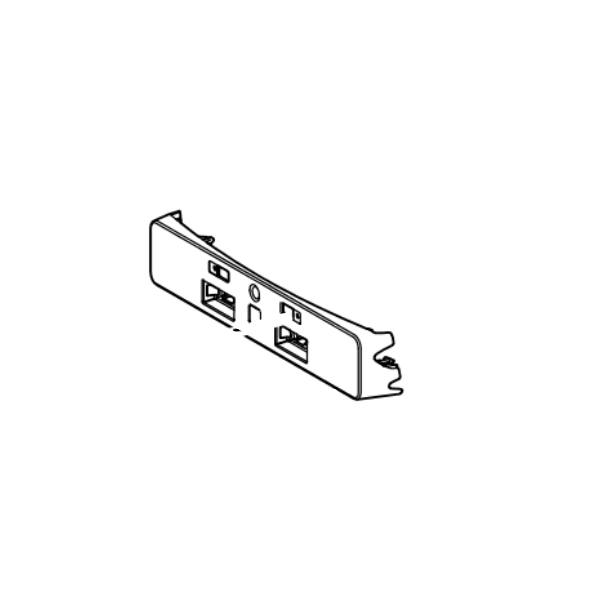 Genuine Lexus 52114-48350 RX Phase 4 Number Plate Bracket