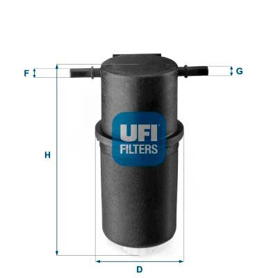 UFI 24.144.00 Fuel Filter For VW Crafter