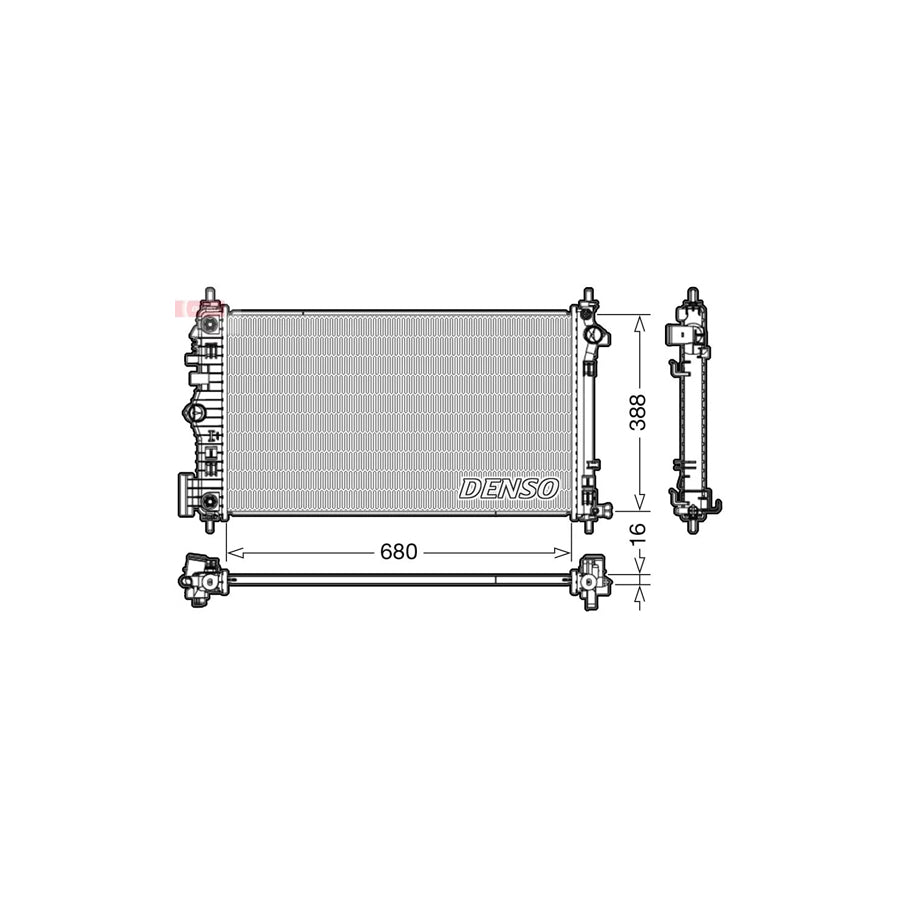 Denso DRM20007 Drm20007 Engine Radiator For Vauxhall Insignia | ML Performance UK