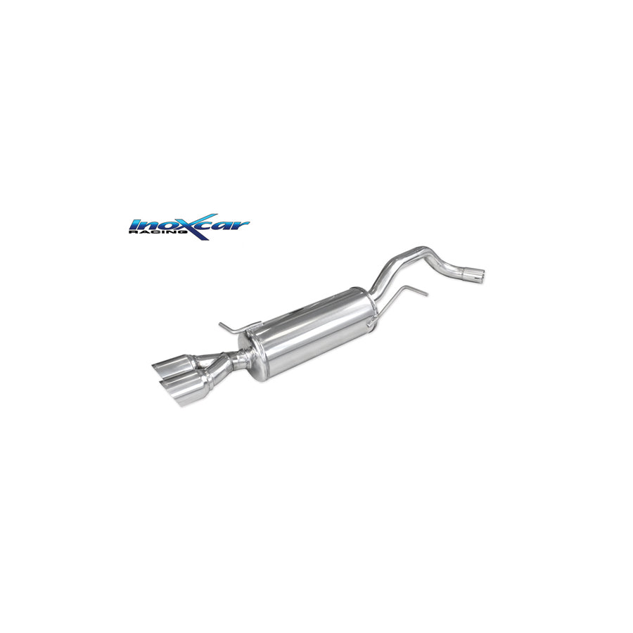 InoXcar AUA1.01.RA Audi A1 (8X) Stainless Steel Rear Exhaust | ML Performance UK Car Parts