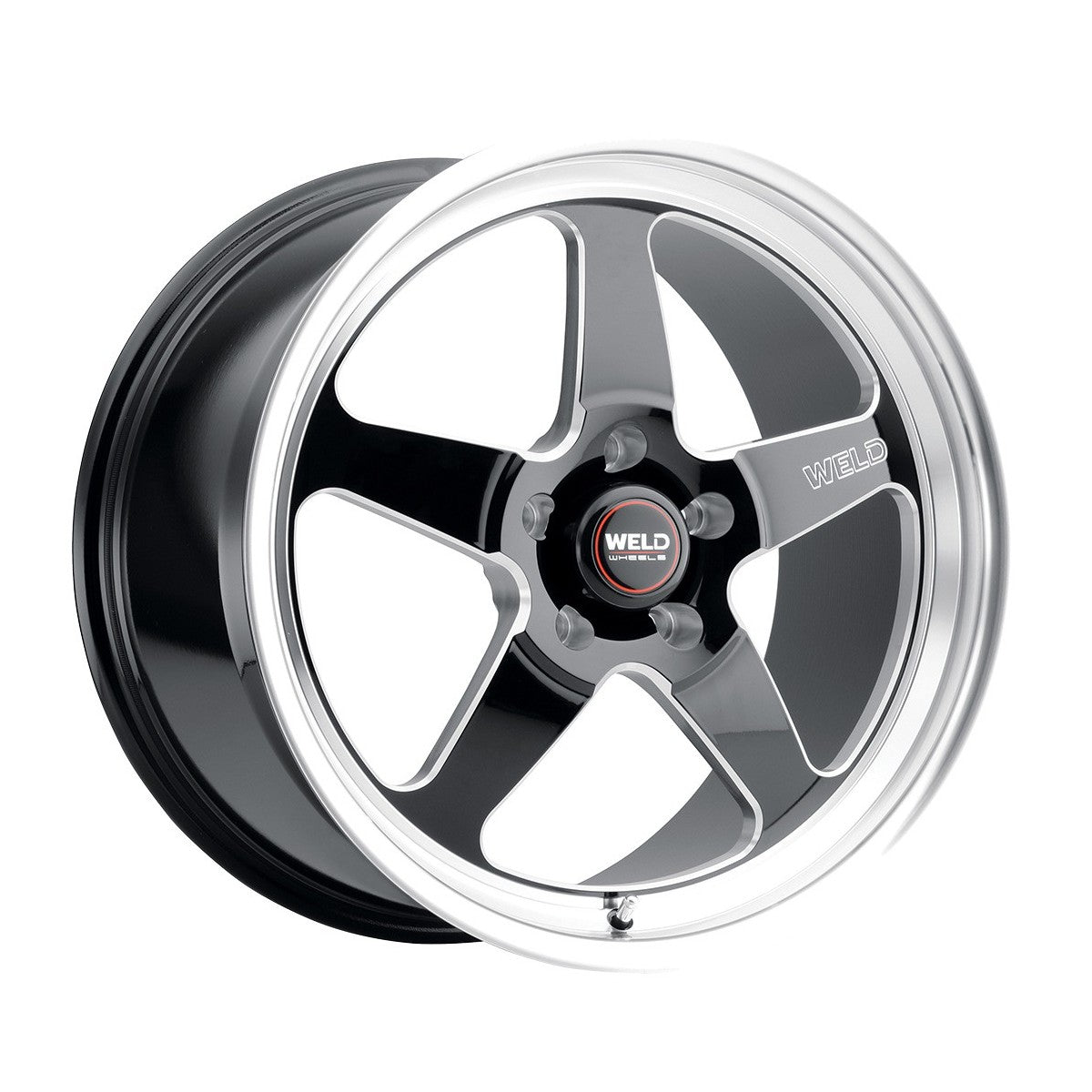 Weld S104BC063375 Ventura S104 Wheel 15x5 5x120.65 ET19 BS3.75 Gloss Black MIL - DIA