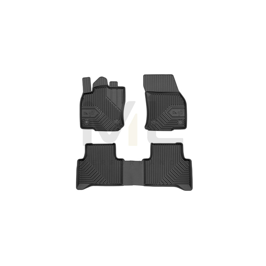 FROGUM Tailored, No.77 77409804 Floor mat set Elastomer, Front and Rear, Quantity: 3, Black | ML Performance Car Parts