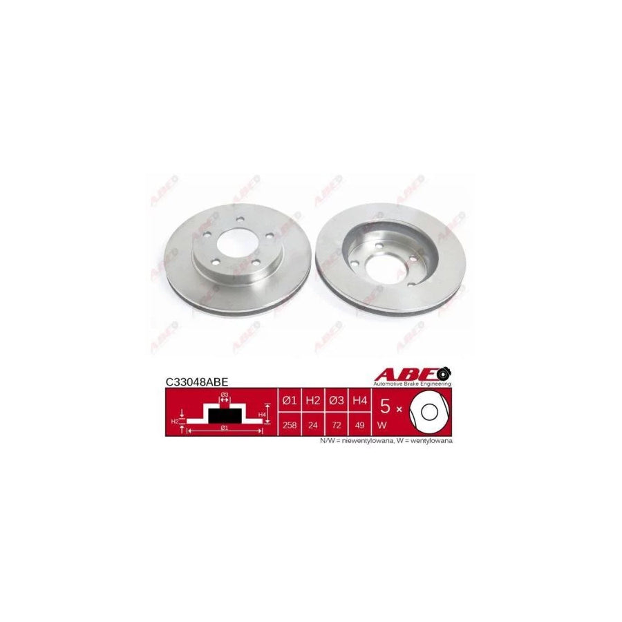 ABE C33048ABE Brake Disc