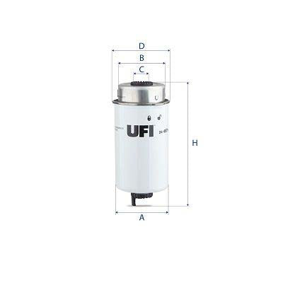 UFI 24.457.00 Fuel Filter For Ford Transit